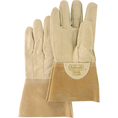 Softouch™ Welding Gloves, Split Pigskin, Size Large