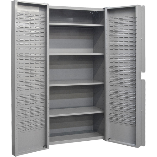 Deep Door Combination Cabinets, 38" W x 24" D x 72" H, Grey