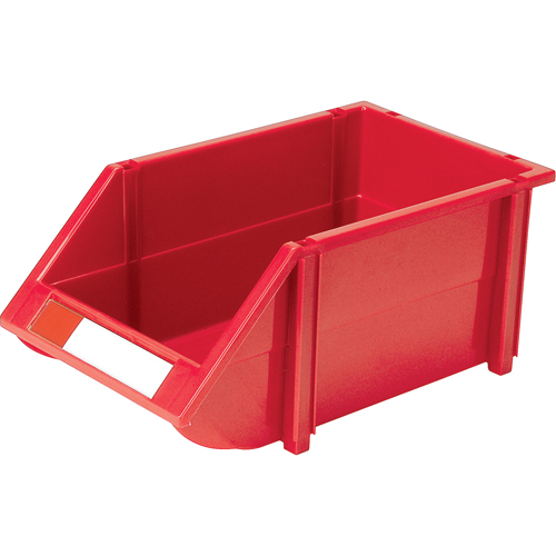 Stack & Hang Bin, 8-3/16" W x 6-3/16" H x 14" D, Red