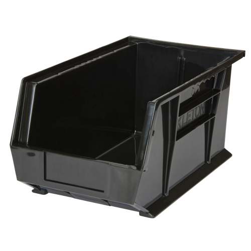 Stack & Hang Bin, 8-1/4" W x 7" H x 14-3/4" D, Black