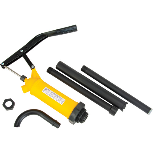 Lever-Type Drum Pump, Polypropylene, 14 oz./Stroke, Fits 5-55 Gal.