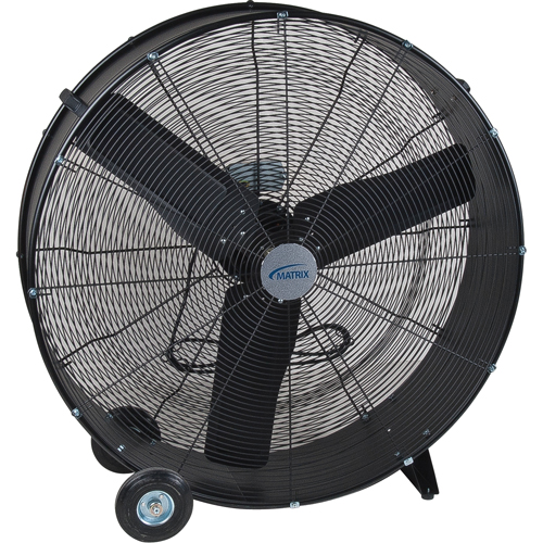 Light Industrial Direct Drive Drum Fan, 2 Speed, 36" Diameter