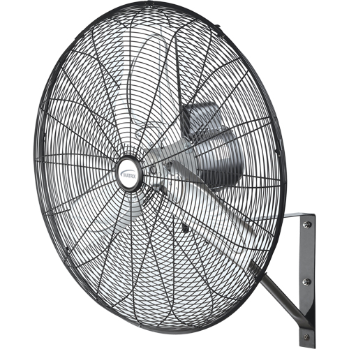 Non-Oscillating Wall Fan, Industrial, 24" Dia., 2 Speeds