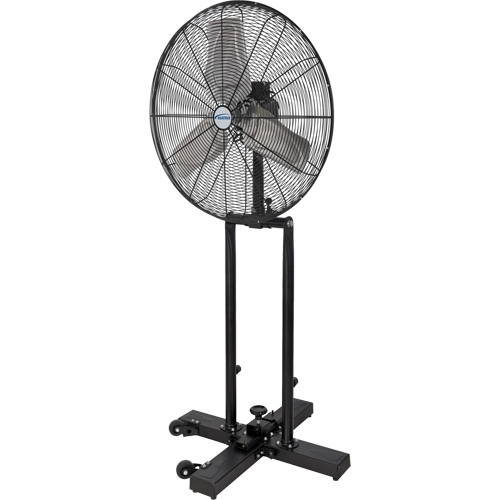 Foldable Pedestal Fan, Industrial, 3 Speed, 24" Diameter