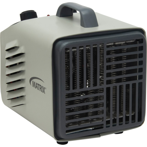 Personal Metal Shop Heater with Thermostat, Fan, Electric