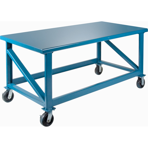 Extra Heavy-Duty Workbenches - All-Welded Benches, Steel Surface