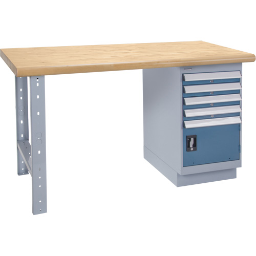 Workbench, Door w/ Drawer Combination, 2500 lbs. Cap., 72" W x 36" D, 34" H