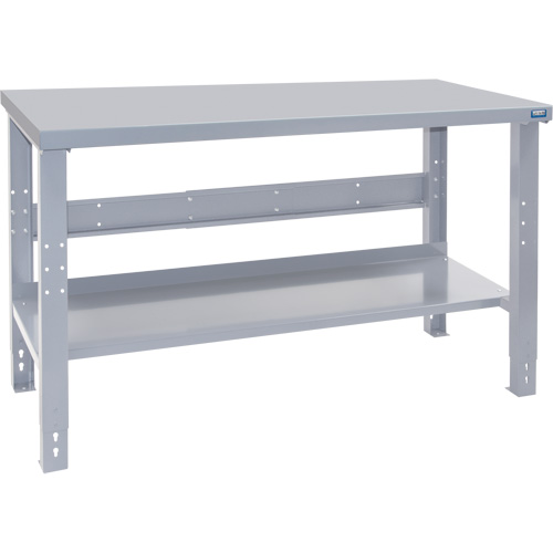 Industrial Duty Workbench, 60" W x 24" D x 34" H, 1000 lbs. Capacity