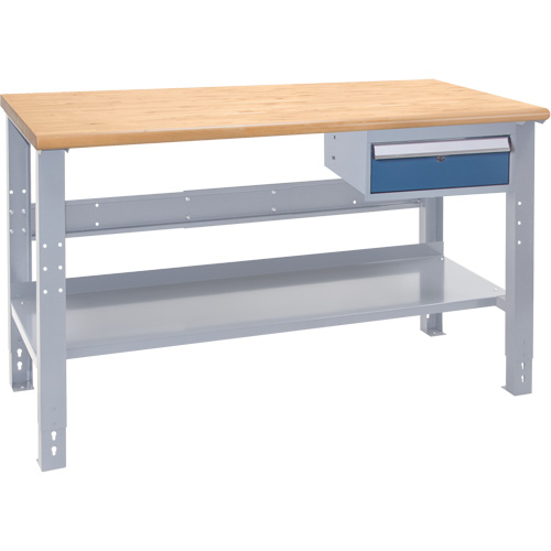 Industrial-Duty Workbench, 1000 lbs Cap., 60" W x 24" D, 34" H