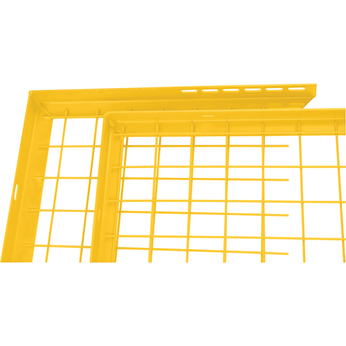 Wire Mesh Partition Components - Adjustable Filler Panels