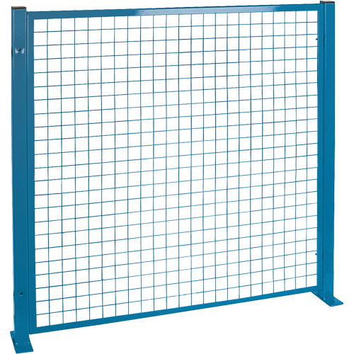 Perimeter Guards - Mesh Style, 4' H x 4' W, Blue