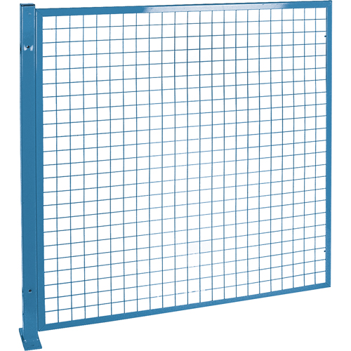 Perimeter Guards - Mesh Style, 4' H x 4' W, Blue