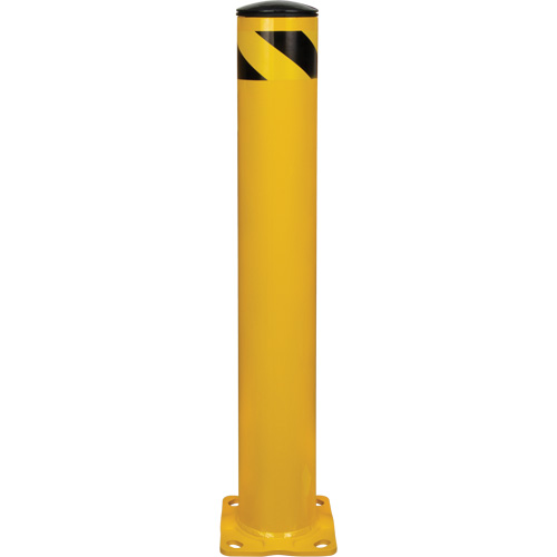 Safety Bollard, Steel, 36" H x 5-1/2" W, Yellow