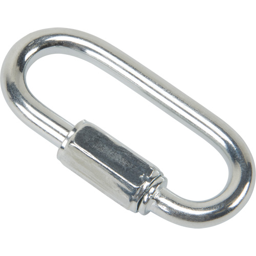 Zinc Plated Quick Link, 660 lbs (0.33 tons), 3/16"