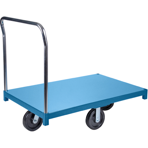 Heavy-Duty Platform Truck, 48" L x 24" W, 2500 lbs. Capacity, Nylon Casters