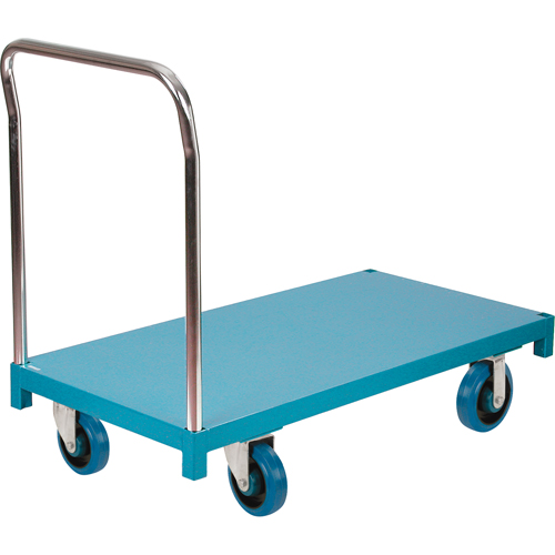Platform Truck, 48" L x 30" W, 1200 lbs. Capacity, Rubber Casters