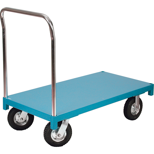 Platform Truck, 60" L x 30" W, 1000 lbs. Capacity, Pneumatic Casters