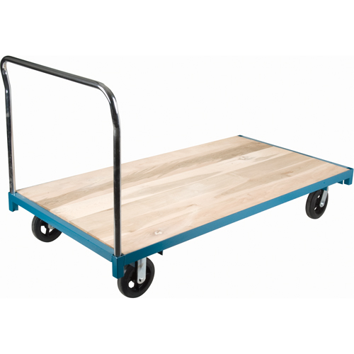 Heavy-Duty Platform Truck, 72" L x 36" W, 2000 lbs. Capacity, Rubber Casters