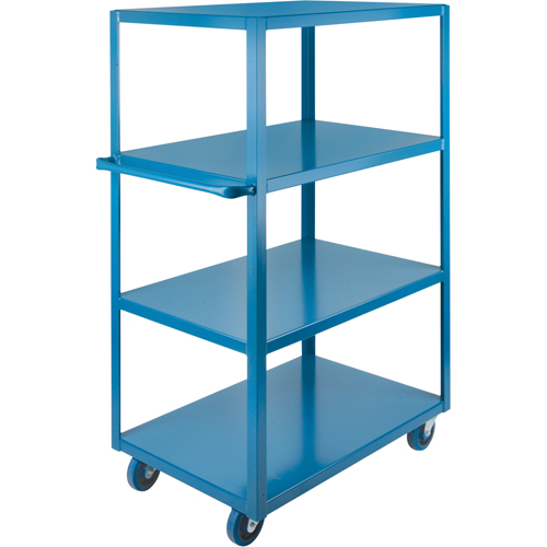 Heavy-Duty Shelf Cart, 4 Tiers, 24" W x 48" H x 48" D, 1200 lbs. Capacity