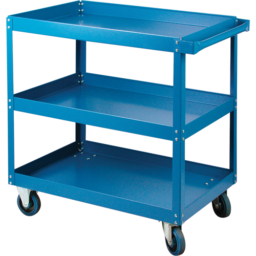 Shelf Carts , 3 Tiers, 24" W x 36" H x 36" D, 900 lbs. Capacity