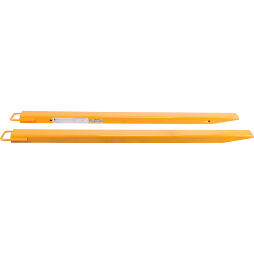 Fork Extensions, 54" L x 5" W, For Fork Width of 4"