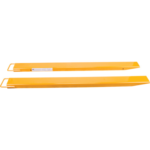 Fork Extensions, 63" L x 6" W, For Fork Width of 5"