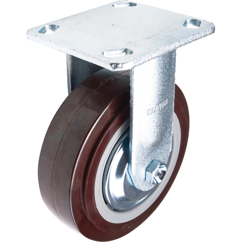 Caster, Rigid, 6" (152.4 mm), Polyurethane, 850 lbs. (385 kg.)