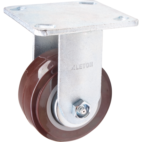 Caster, Rigid, 4" (101.6 mm), Polyurethane, 550 lbs. (249.5 kg.)