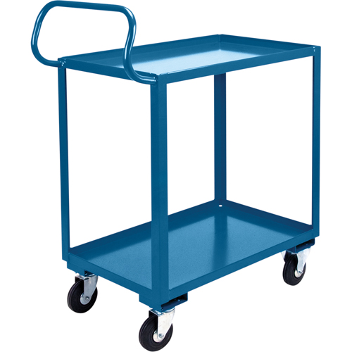 Ergonomic Shelf Truck, 800 lbs. Capacity, Steel, 26" W x 37" H x 38" D, Lip Up
