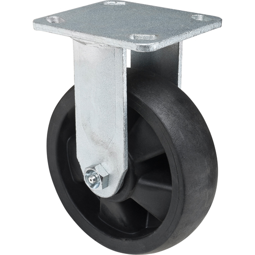 Hi-Temp Caster, Rigid, 6" (152.4 mm), Nylon, 880 lbs. (399 kg.)