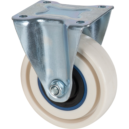 Sandwich Casters, Rigid, 4" (101.6 mm), Nylon, 440 lbs. (199.58 kg.)