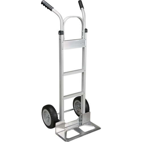 Knocked Down Hand Truck, Dual Handle, Aluminum, 50-5/8" Height, 500 lbs. Capacity