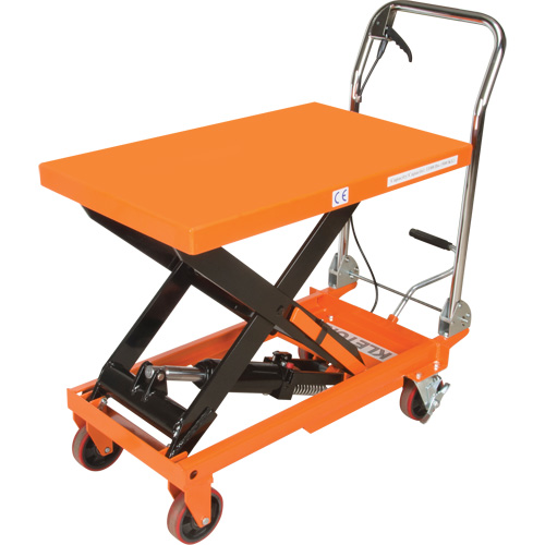 Hydraulic Scissor Lift Table, 32" L x 19-3/4" W, Steel, 1100 lbs. Capacity