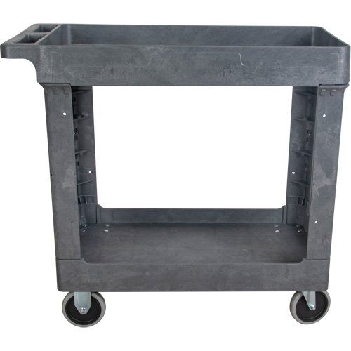 Utility Service Cart, 2 Tiers, 16-1/2" x 32-1/2" x 34-1/2", 550 lbs. Capacity
