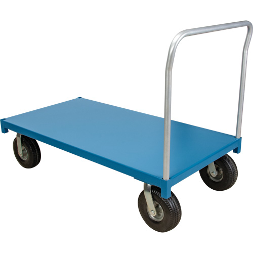 Heavy-Duty Platform Truck, 48" L x 24" W, 1200 lbs. Capacity, Flat Free Casters