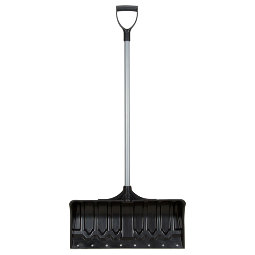 Snow Pusher, Polypropylene Blade, D-Grip Handle, 21-1/4" W
