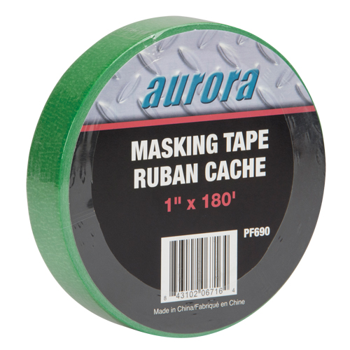 Painters Masking Tape, 25 mm (1") x 55 m (180'), Green