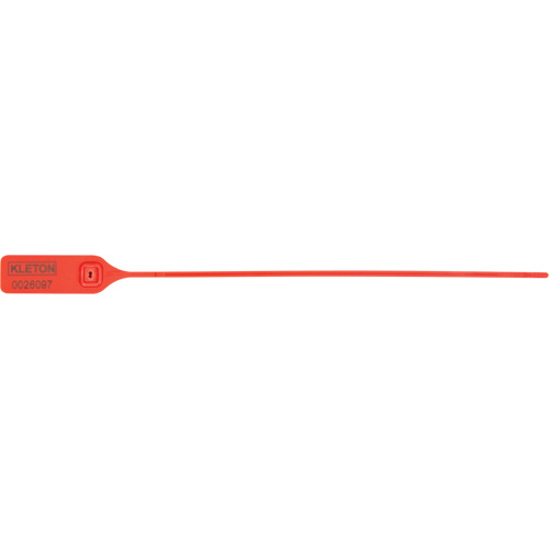 Heavy-Duty Security Seal, 13", Plastic, Pull-Up Seal