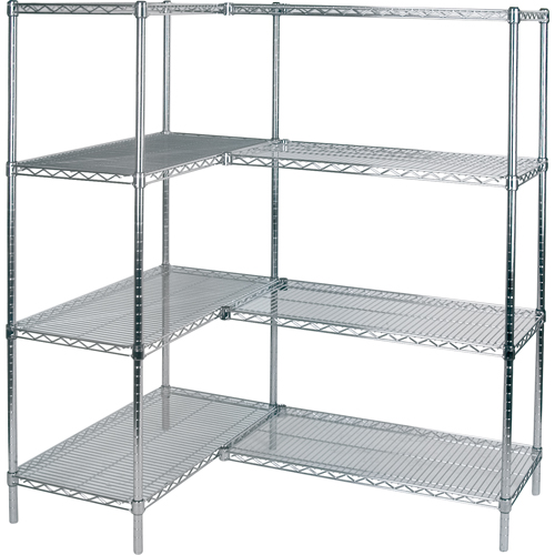 Heavy-Duty Chromate Wire Shelving