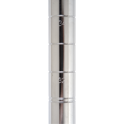 Heavy-Duty Chromate Wire Shelving Post, 33" H
