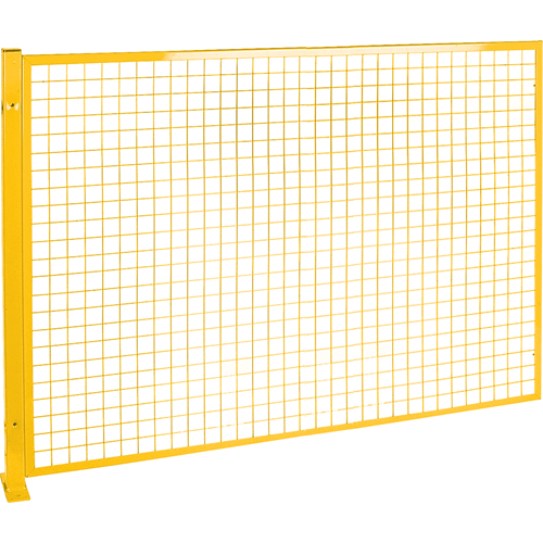 Mesh Style Perimeter Guard, 4' H x 8' W, Yellow