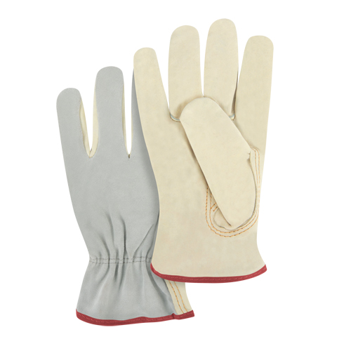 Split Back Driver's Gloves, Small, Grain Cowhide Palm