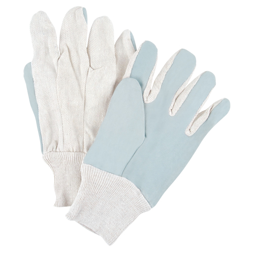Premium Work Gloves, Large, Split Cowhide Palm