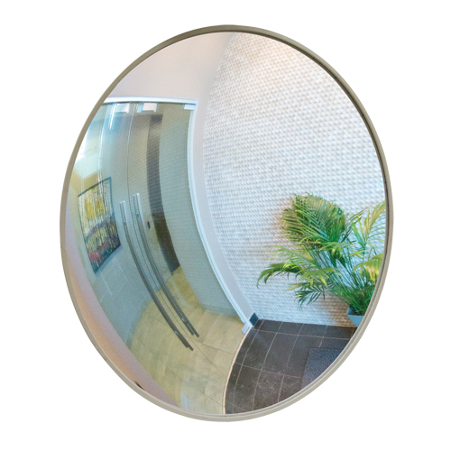 Convex Mirror with Bracket, Indoor/Outdoor, 30" Diameter