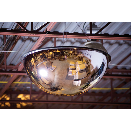 360° Dome Mirror, Full Dome, Closed Top, 48" Diameter