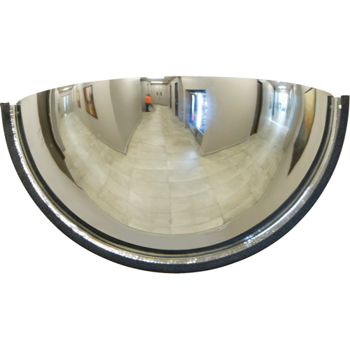 180° Dome Mirror, Half Dome, Closed Top, 48" Diameter