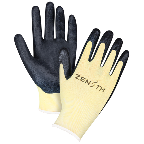 Superior Grip Cut-Resistant Gloves, Size 12/3X-Large, 13 Gauge, Foam Nitrile Coated, Aramid Shell, ANSI/ISEA 105 Level 3/EN 388 Level 5