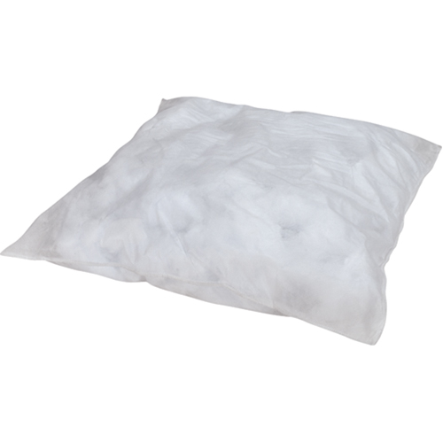 Sorbent Pillow, Oil Only, 18" L x 18" W, 40 gal. Absorbency/Pkg.