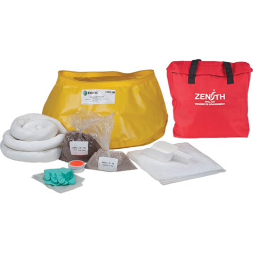 Western Canada Spill Kit, Oil Only, Bag, 17 US gal. Absorbancy