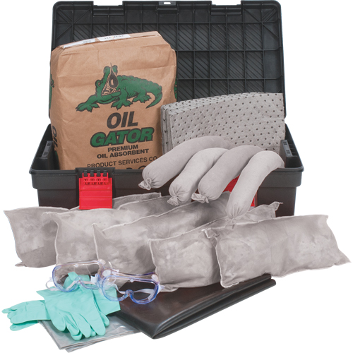 Tool Box Spill Kit, Universal, Bin, 31 US gal. Absorbancy